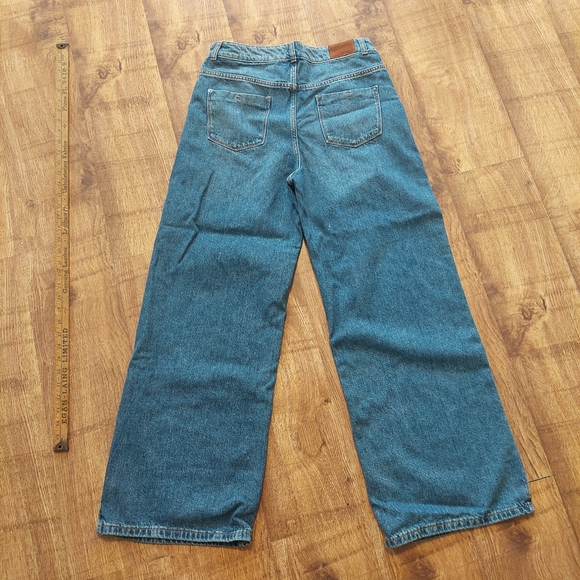 Roxy Y2K Baggy Wide Leg Denim Jeans Blue 30 - Picture 8 of 8